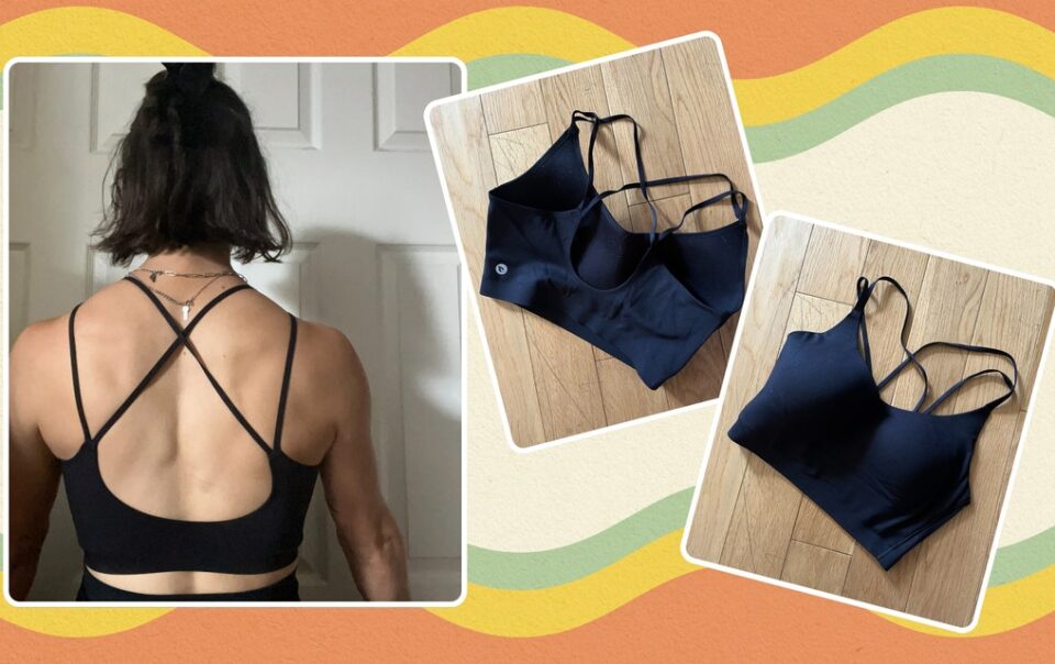 this-amazon-sports-bra-is-stretchy,-strappy-perfection